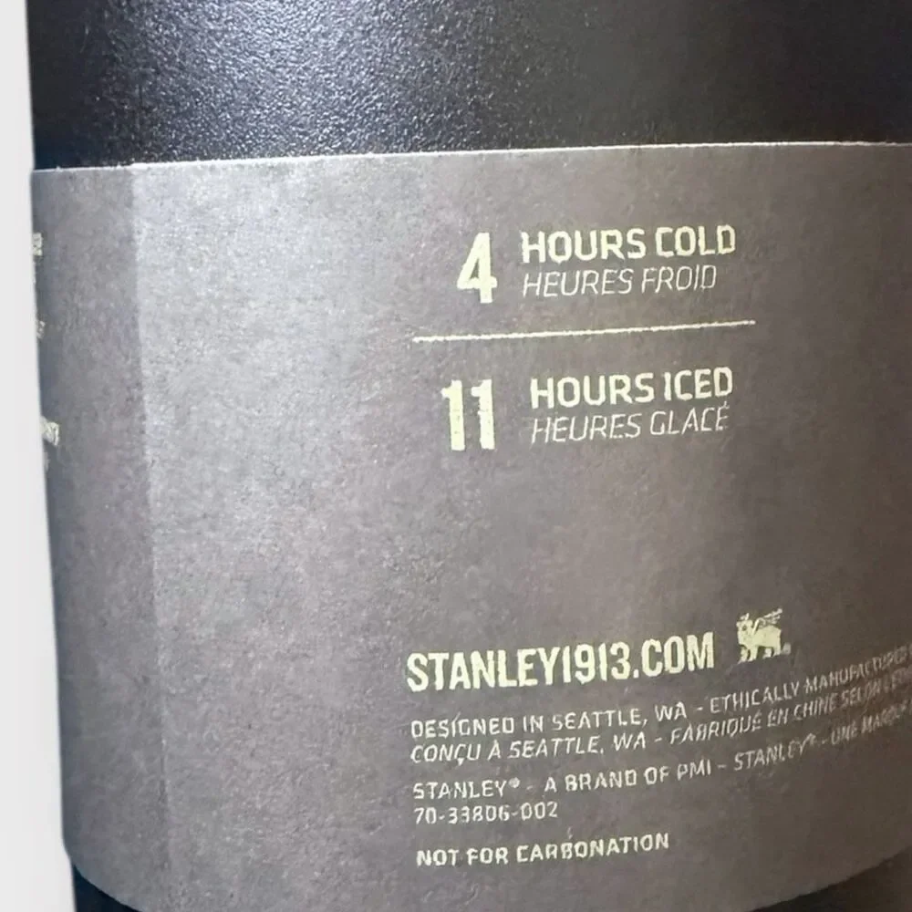 Stanley Black Chroma 20 oz All Day Slim Bottle /30 oz Quencher H2O Tumbler (c) - Picture 9 of 9